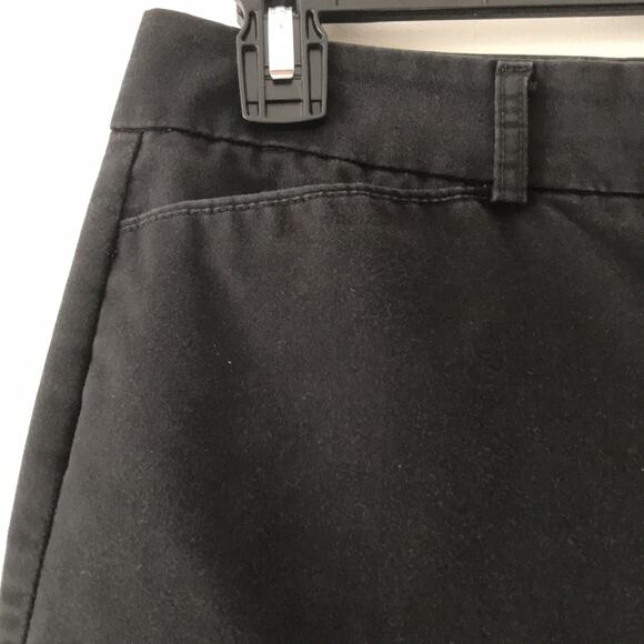 Dockers Metro Capri Ideal Fit Ankle Length Crop Dress Pants Pockets Black Size 4 - Picture 3 of 6